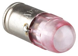 Red LED Bulb - 12...24V AC/DC