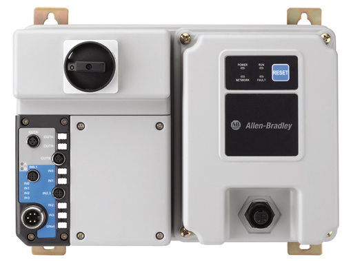 280 Full Voltage Starter, DeviceNet, 24V DC, 10 A Rated Device, Current Range 0.5...2.5 A, Conduit Entrance with Motor Cable Supplied, Hand-Off-Auto Selector Keypad