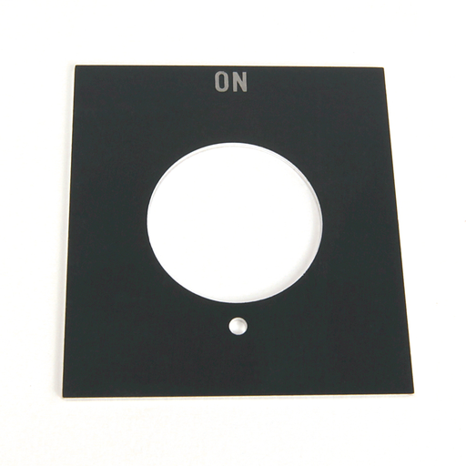 800H 7 & 9 Accessories, 800H 7 & 9 Legend Plates, Vertical, No Color Code, Standard, ON