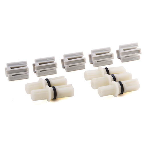 194L Accessories, Add. Legend Plate, for Size 4 or 6 Bezels, 18mm x 84mm (11/16 x 3-5/16), w/MAIN SWITCH Text, Gray / Black (Pkg. Qty. 10)