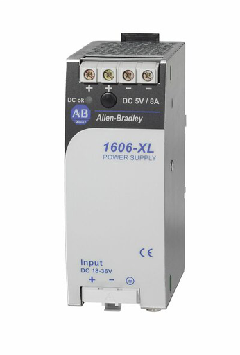 1606-XLDC40A: DC/DC-Converter module, 5.1V DC, 40 W, 18-36V DC Input Voltage