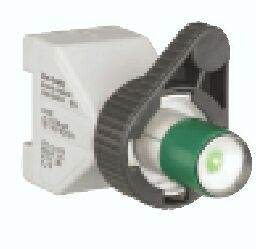 800G Power Module, Power Module w/ Contact Block, Latch Mount with Screw Termination Power Module, Blue Lamp, 1 N.O.