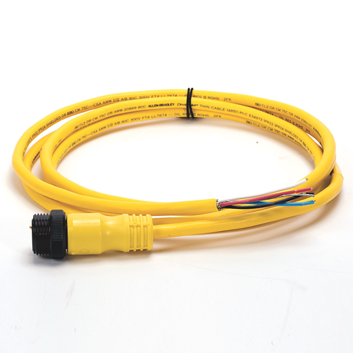DeviceNet, Trunk End: Mini, Straight Male, Device End: Cable, Thin Media, Yellow CPE