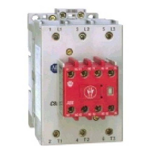 100S-C Safety Contactor, 37A, Line Side, 200-220V 50Hz / 208-240V 60Hz, 3 N.O., 1 N.O. 4 N.C.