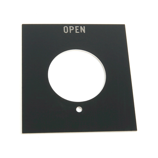 800H 7 & 9 Accessories, 800H 7 & 9 Legend Plates, Vertical, No Color Code, Standard, OPEN