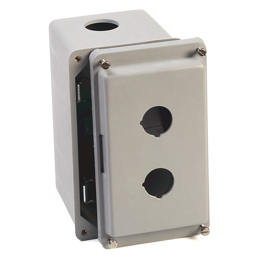 800T and 800H Accessories, Push Button Enclosure, Fiberglass, 1 Hole, Type 4/4X/12/13