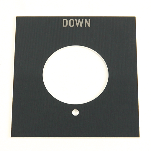 800H 7 & 9 Accessories, 800H 7 & 9 Legend Plates, Vertical, No Color Code, Standard, OUT