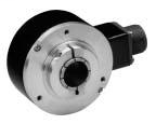 844D Hollow Shaft Incremental Encoders, Rear (Through-Shaft), 3/4 Inch, Tether, 1/2 in. bolt on a 7.25 in. dia. B.C. (to fit 8.5 in. NEMA C face), 10 Pin Connector, 8-26V DC In, 5V DC DLD Out (3487), 1024 Pulses Per Revolution