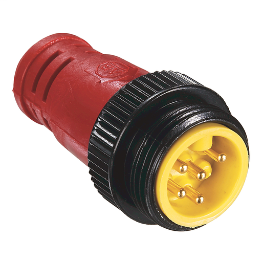 Shorting Plug: E-Stop In, Red Overmold