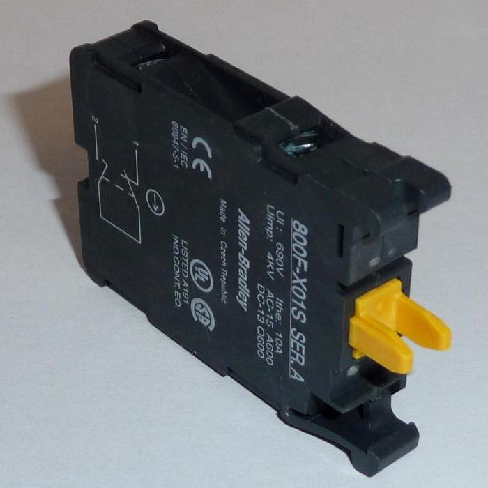 Product image for A-B 800F-PX21S 22mm Back of Panel C