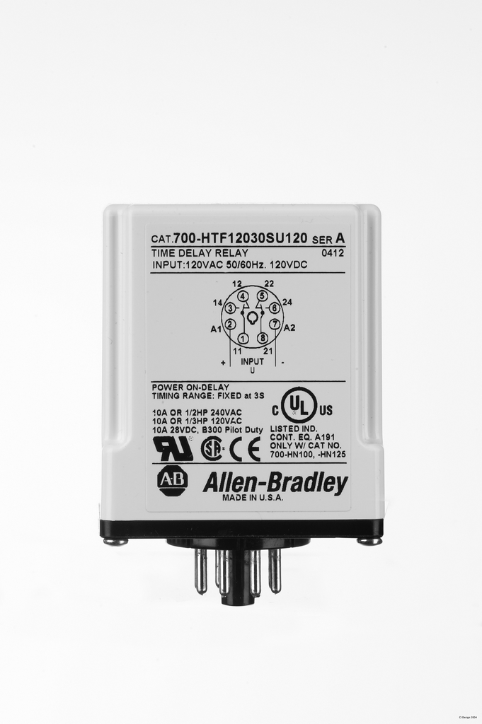 A-B 700-HTF12050SA2 Tube Base Timin A-B 700-HTF12050SA2 Tube Base Timin
