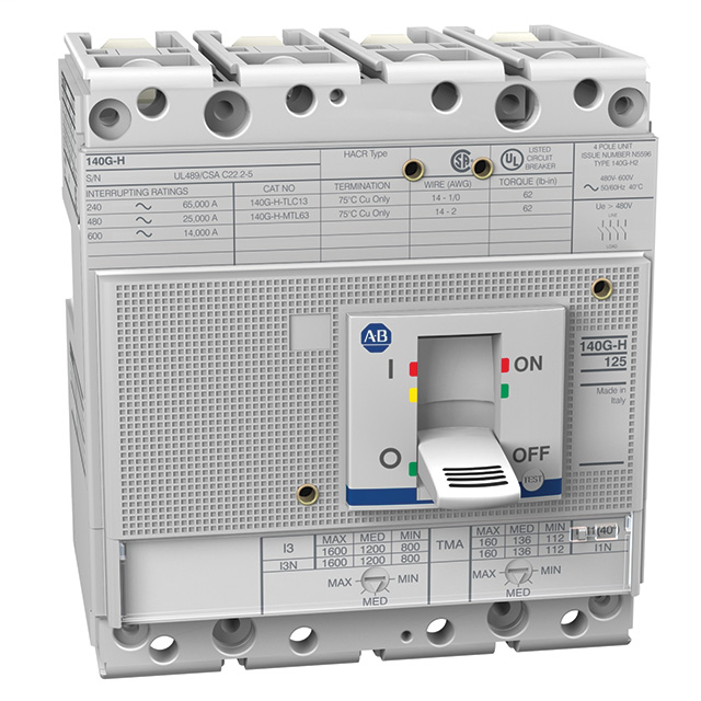 Allen-Bradley 140G-H6F4-D10 140G 125A H Frame Allen-Bradley 140G-H6F4-D10 140G 125A H Frame