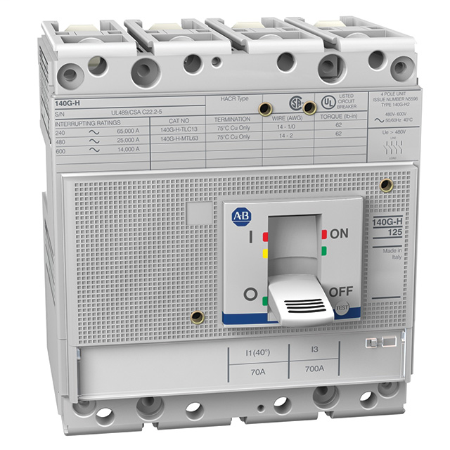 Allen-Bradley 140G-H2C4-C63 140G 125A H Frame Allen-Bradley 140G-H2C4-C63 140G 125A H Frame