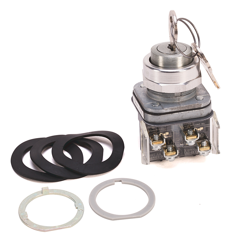 A-B 800T-E15D1 30 mm Cyl Lock Push- A-B 800T-E15D1 30 mm Cyl Lock Push-