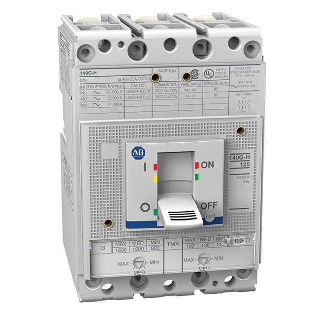 Allen-Bradley 140G-H6F3-C80-KA 140G 125A H Fr Allen-Bradley 140G-H6F3-C80-KA 140G 125A H Fr