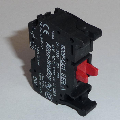 Plastic Latch Mount, 0 N.O. Contact(s), 3 N.C. Contact(s), Standard