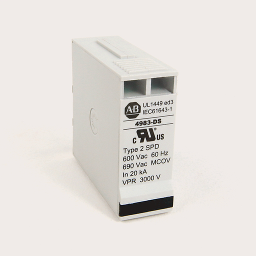 4983 Surge and Filter Protection, Din Rail Mount, UL 1449, 600V AC, 80kA, 4 Pole Configuration