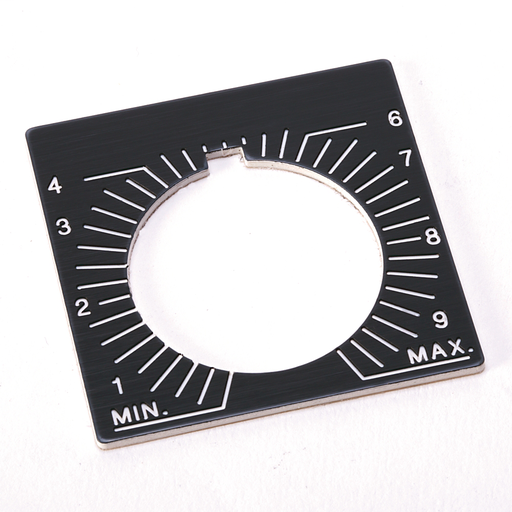 800T and 800H Accessories, 800H Legend Plate,Standard,LOW-OFF-HIGH,Gray