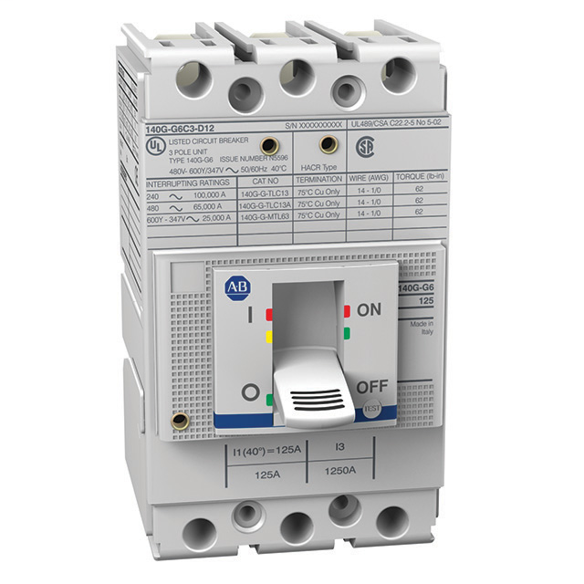 140G-G3C3-D10-KA - 140G Molded Case Circuit Breakers & Molded Case Switch