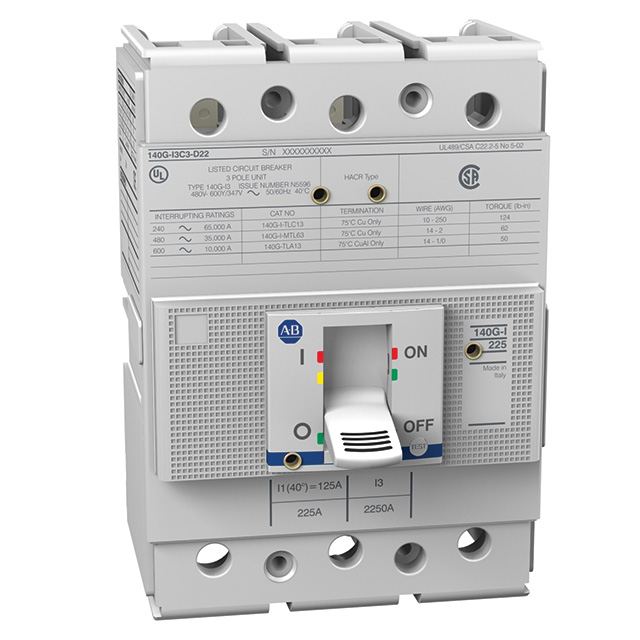 140G-I2C4-C80 - 140G Molded Case Circuit Breakers & Molded Case Switch