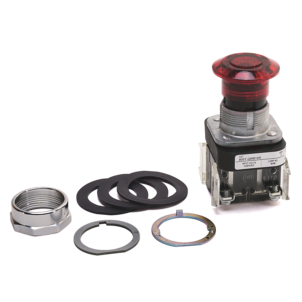 800T-QMBH2RX - 800T Momentary Contact, Illuminated