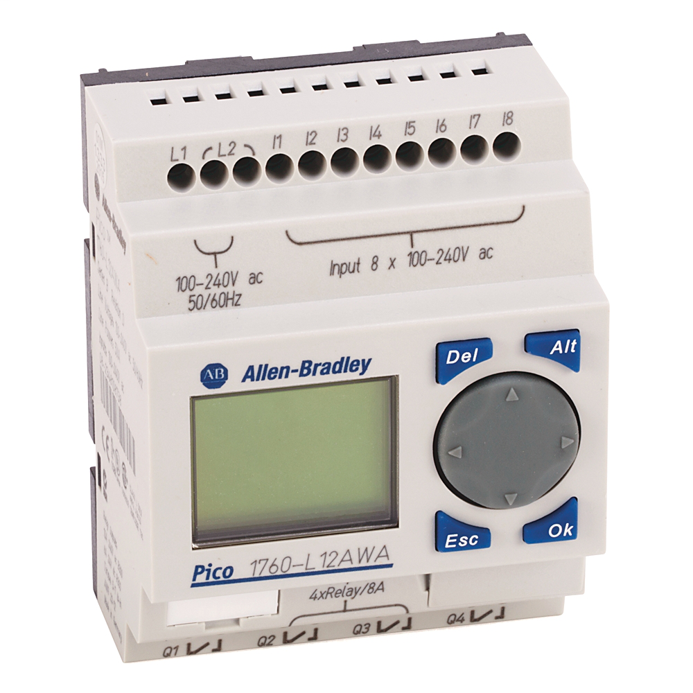 A-B 1760-L12BWB-NC PICO CONTROLLER 24VDC IN/RELAY OUT A-B 1760-L12BWB-NC PICO CONTROLLER 24VDC IN/RELAY OUT