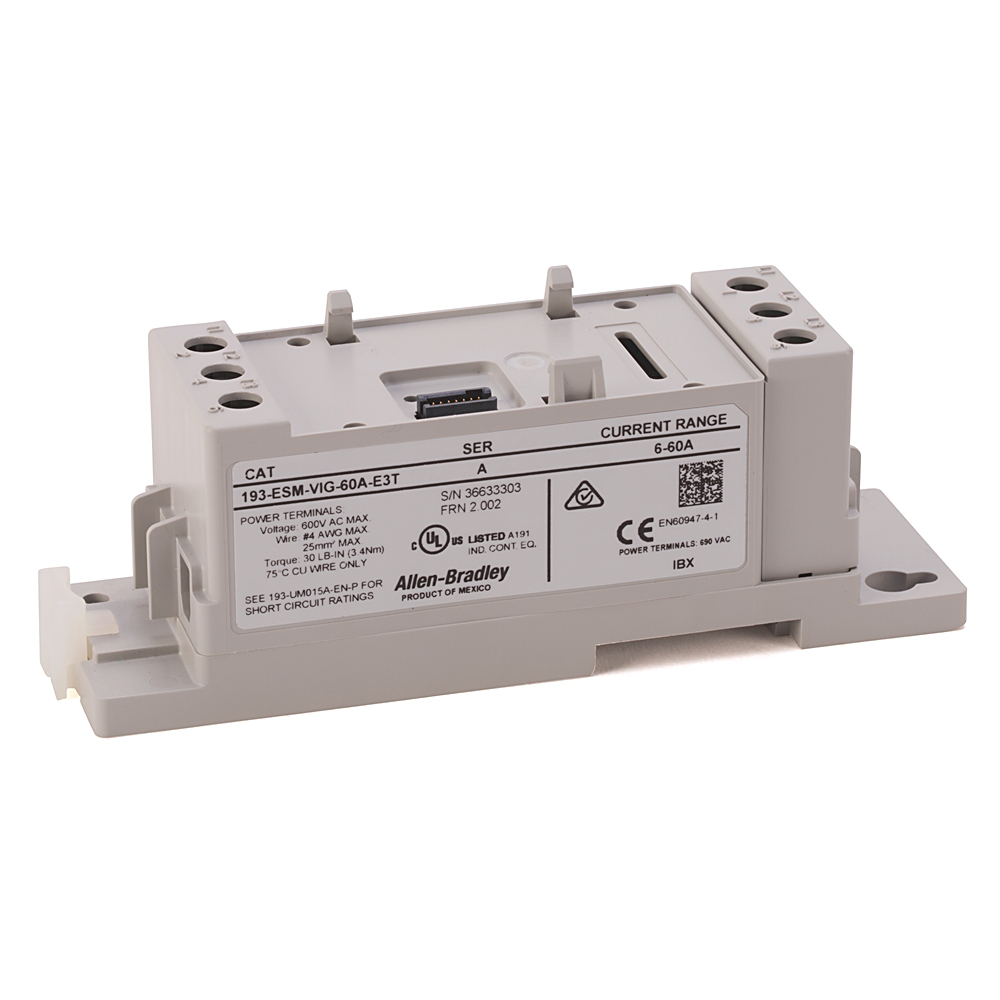 193-ESM-VIG-60A-E3T - E300 Overload Relays (193/592 IEC/NEMA)