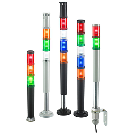 855D-T10SC20G24Y6Y3 - 855D 30mm Compact Tower Light (Pre-Assembled, Non-Modular)