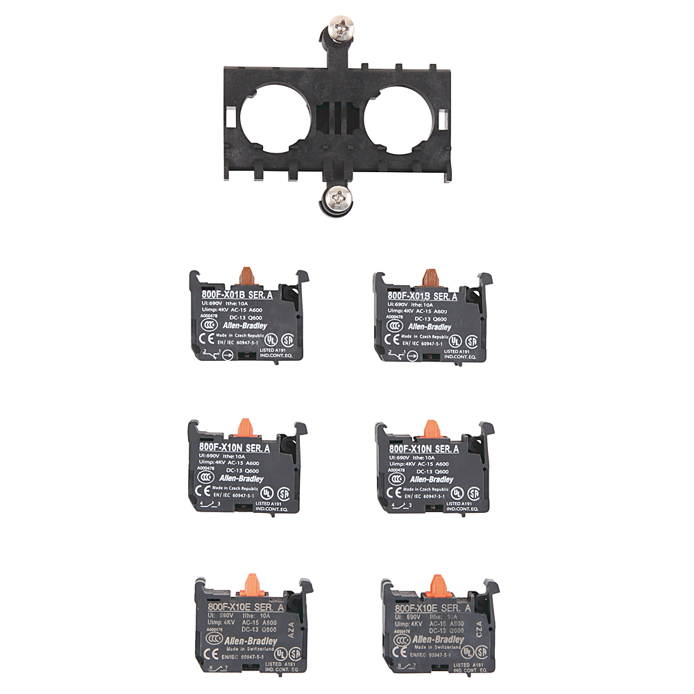 800F-LX42C - 800FC 1-, 2-, 3-Speed Contact Block Assemblies