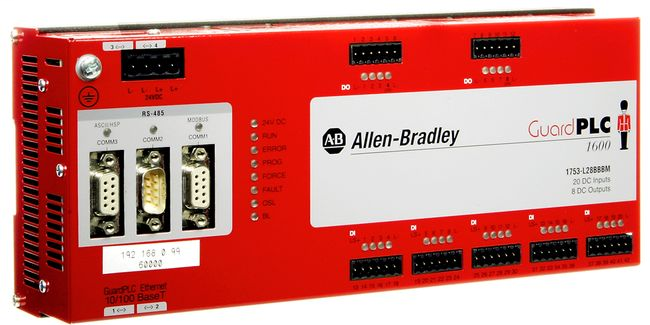 GuardPLC 1600 Safety Controller, Modbus RTU Slave