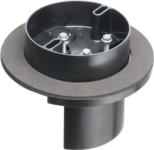 Joist Mount Screw-On L-Shaped Vapor Box for Fans and Fixtures (Double Drywall)