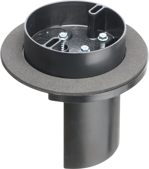 Joist Mount Screw-On L-Shaped Vapor Box for Fans and Fixtures (Double Drywall)