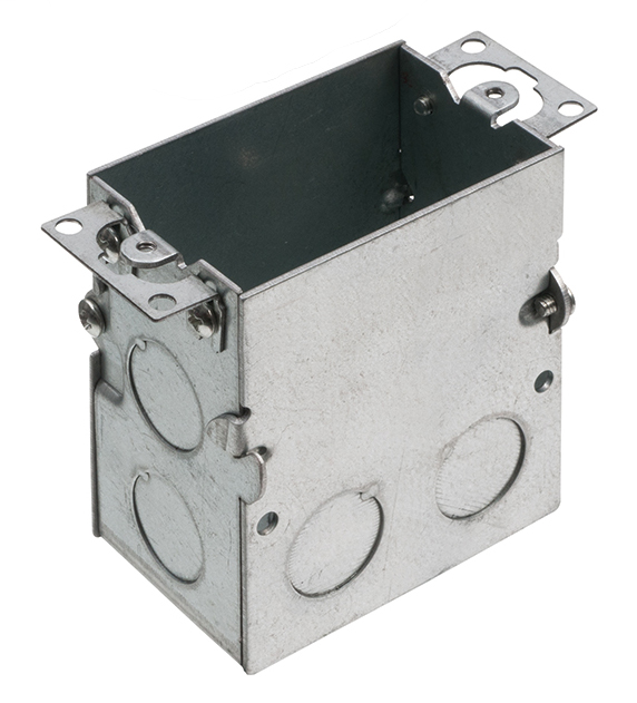 Steel Single Gang Floor Outlet Box