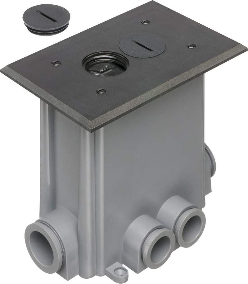 Non-Metallic Floor Boxes for New Concrete Pours