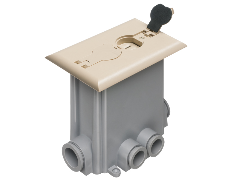 Non-Metallic Floor Boxes for New Concrete Pours