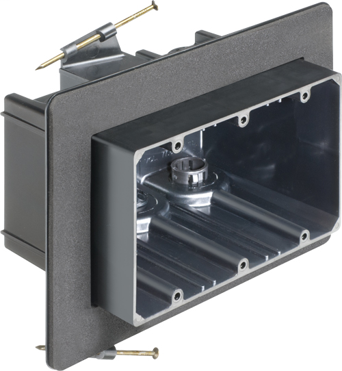 Nail-On Non-Metallic Vapor Box for Devices (Double Drywall)