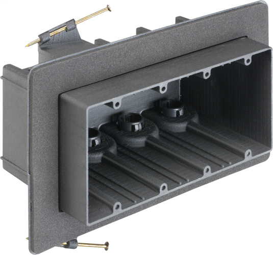 Nail-On Non-Metallic Vapor Box for Devices (Double Drywall)