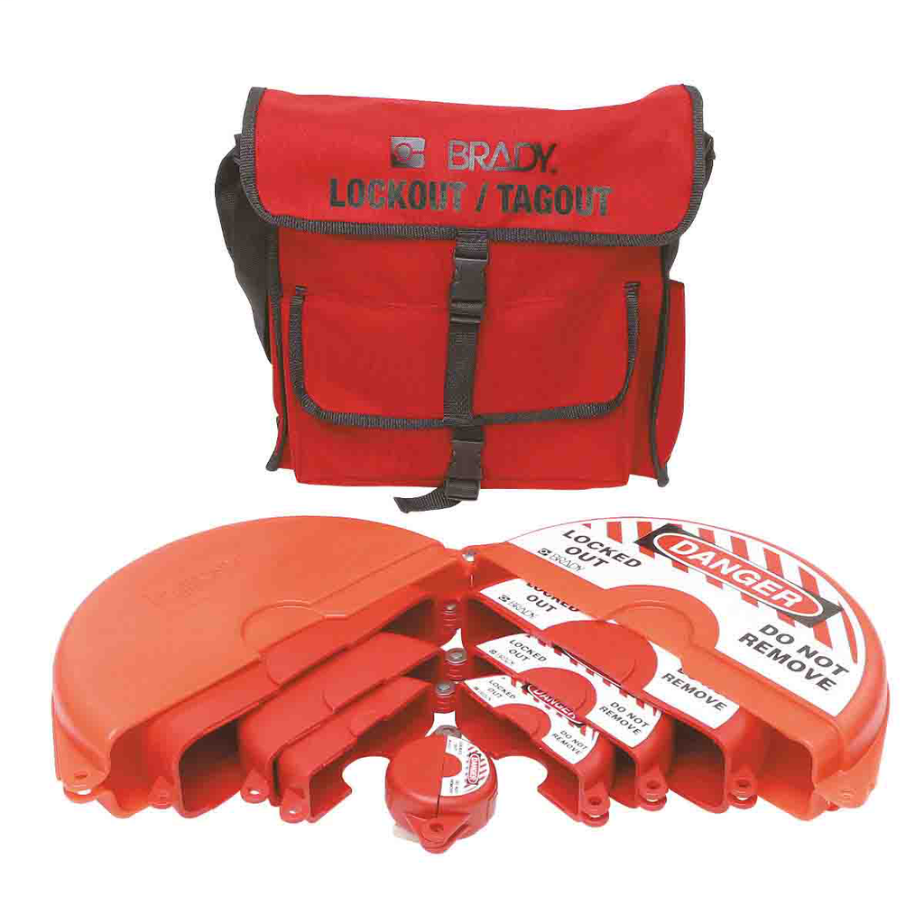 Gate Valve Lockout Satchel Kit without Padlocks