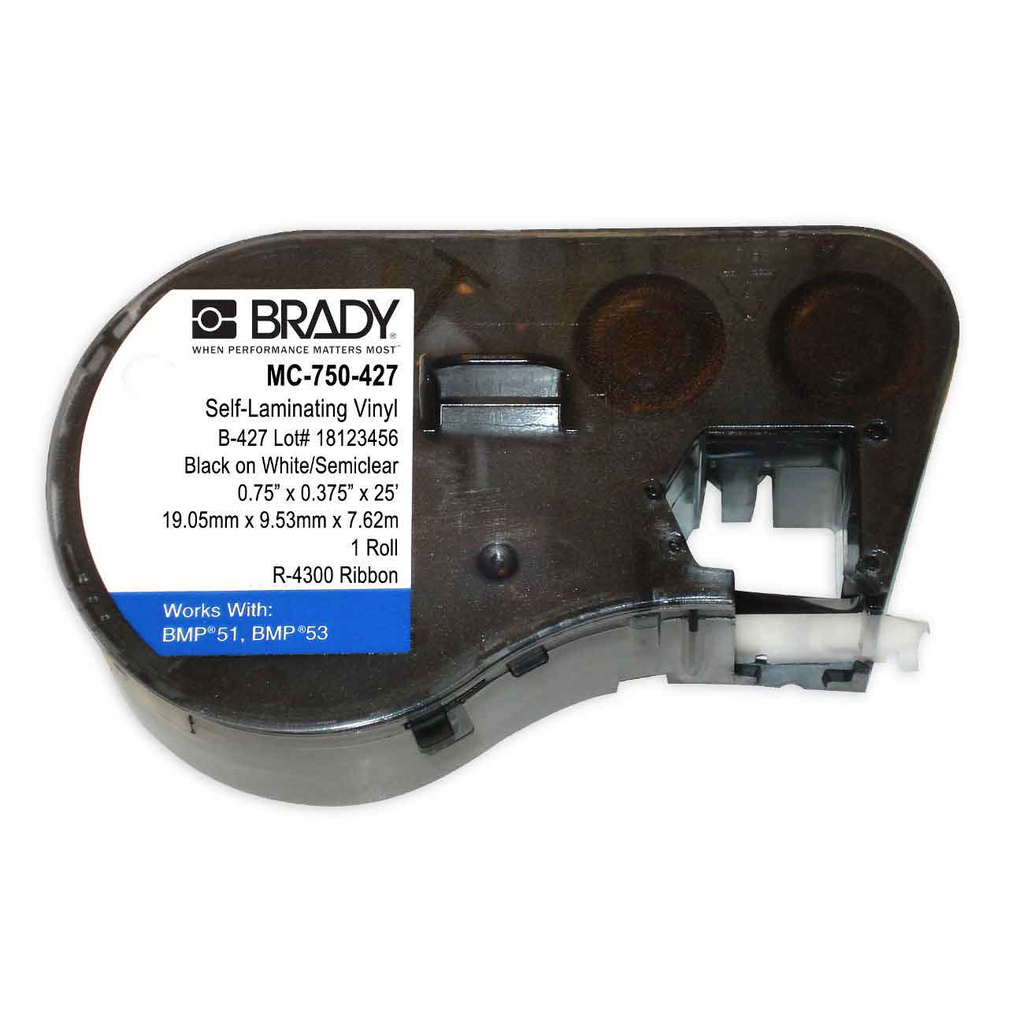 BMP51 BMP53 BMP41 Self-Laminating Vinyl Wire and Cable Labels