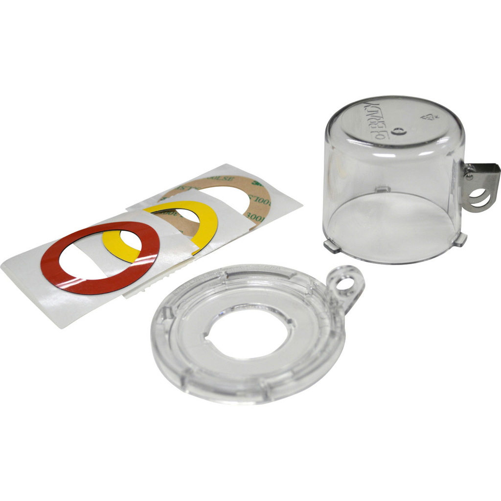 Push Button Lockout with Standard Cover