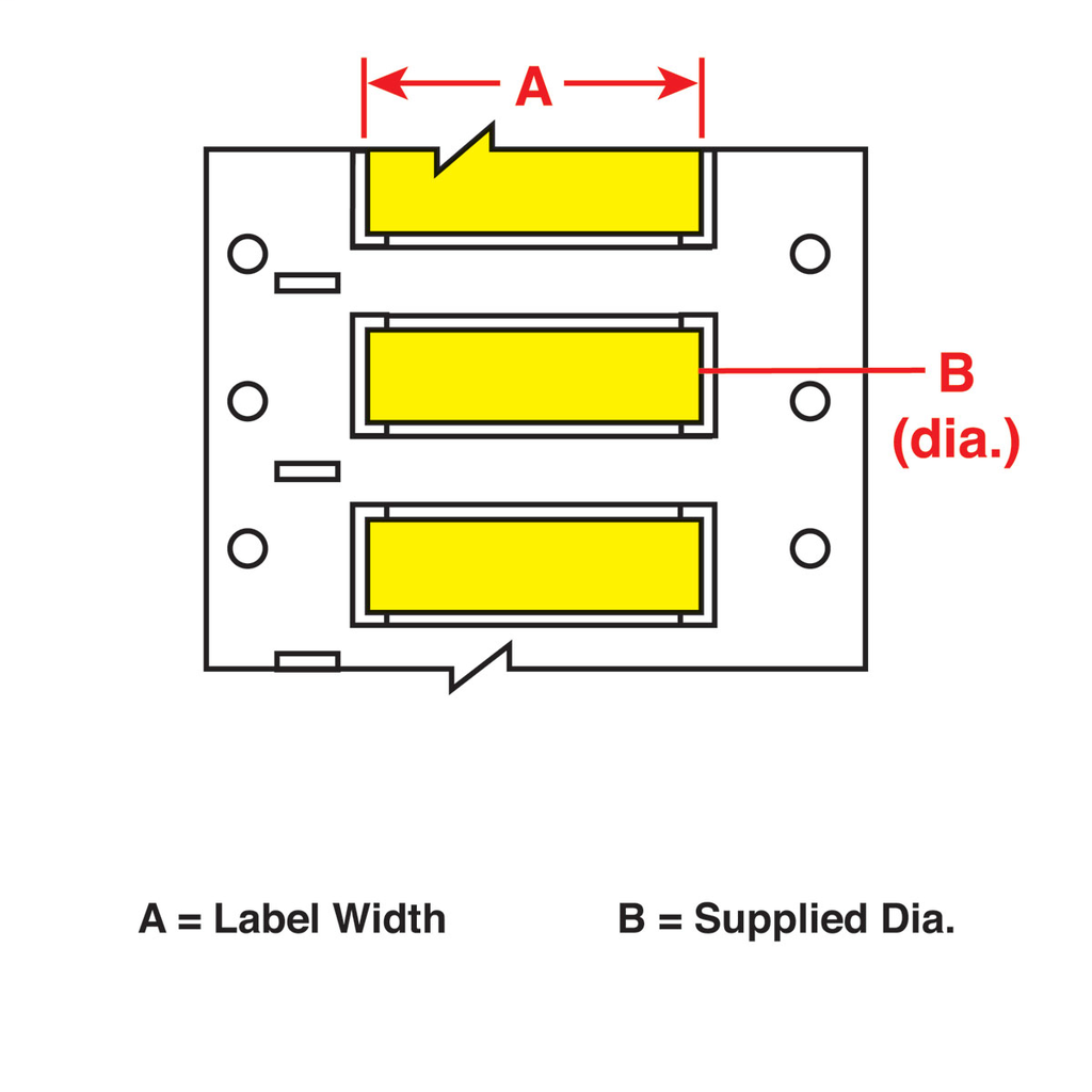 3" Core Series PermaSleeve HX Heat Shrink Wire Marking Sleeves
