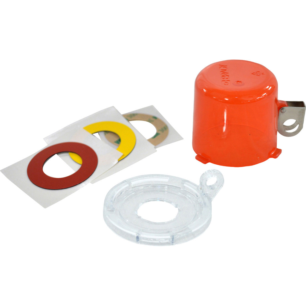 Push Button Lockout with Standard Cover