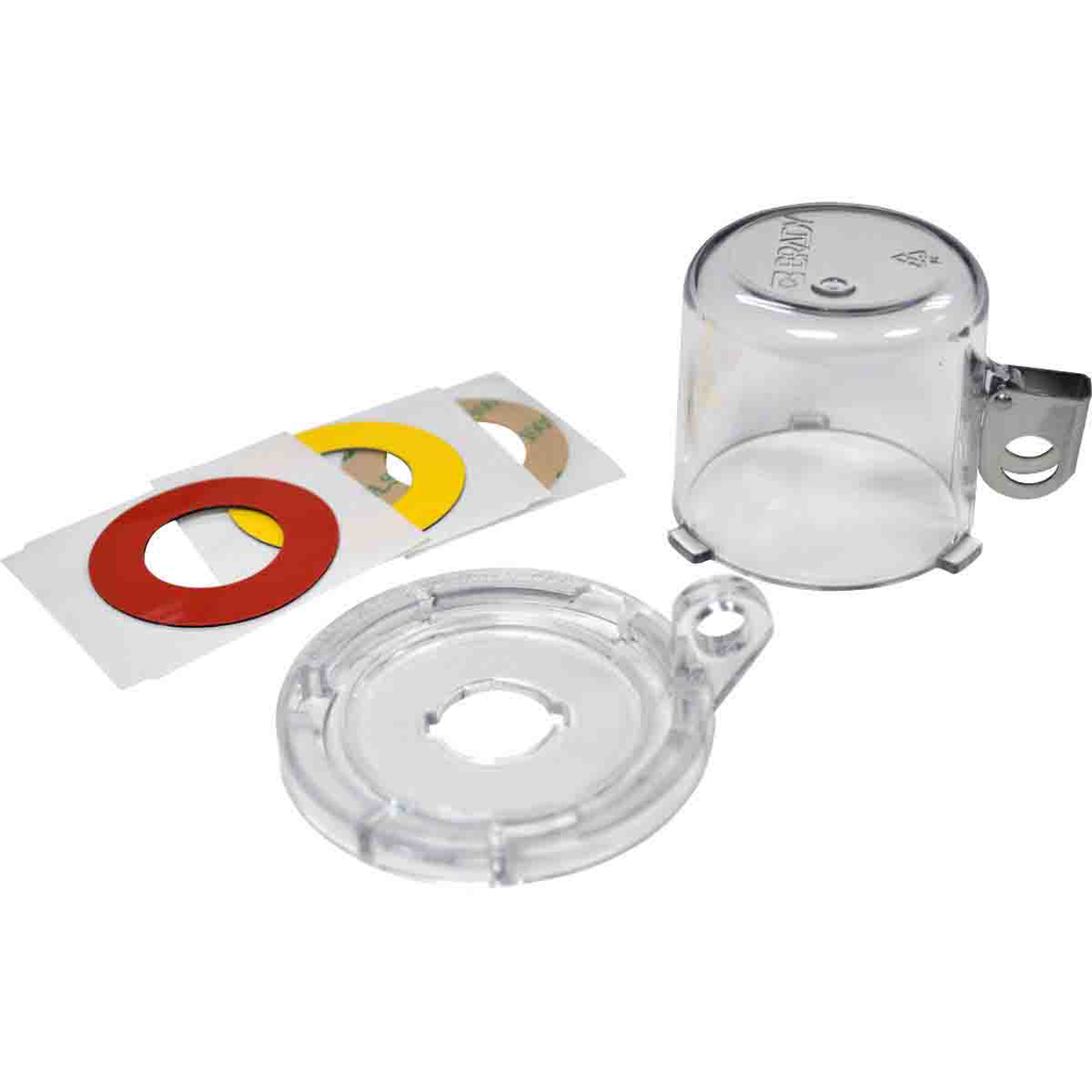 Push Button Lockout with Standard Cover