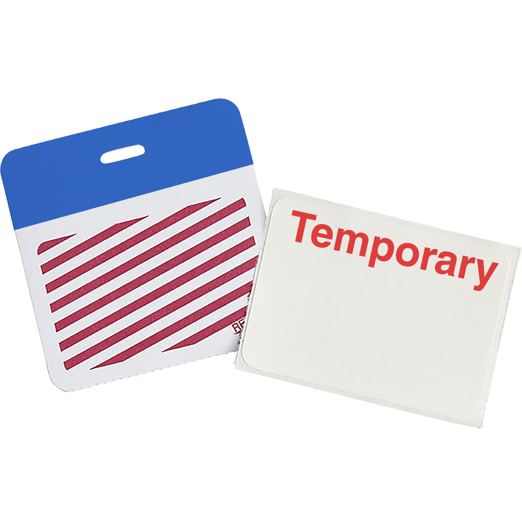 SecurAlert 2-part, 1-week td badge