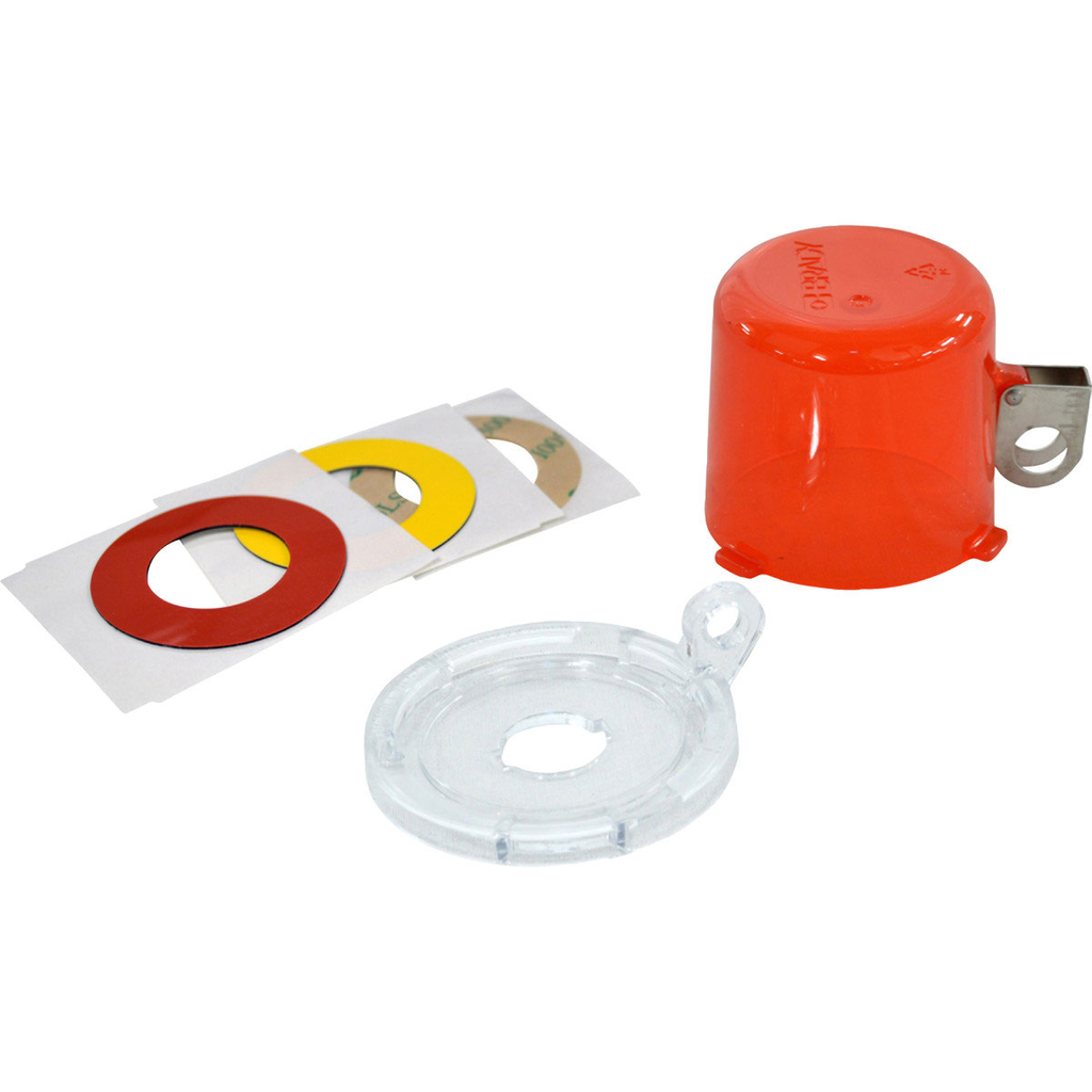 Push Button Lockout with Standard Cover
