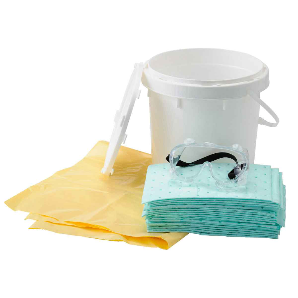 Spill Response Plus Portable Spill Kit: Chemical, 2 Gallon