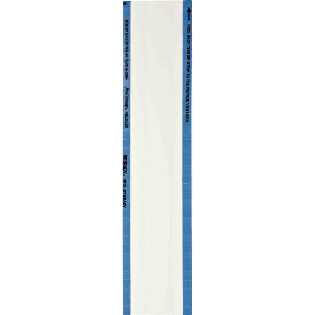 BRADY WO-46 Lbl,B-500,Wt,0.25" W x BRADY WO-46 Lbl,B-500,Wt,0.25" W x