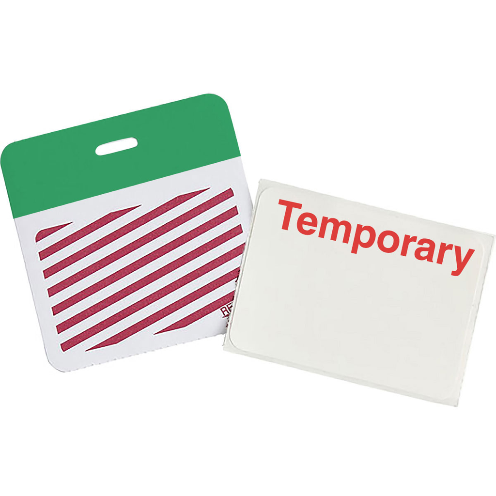 SecurAlert 2-part, 1-day td badge