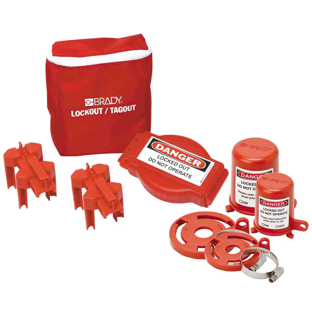 Valve Lockout Pouch Kit without Padlocks