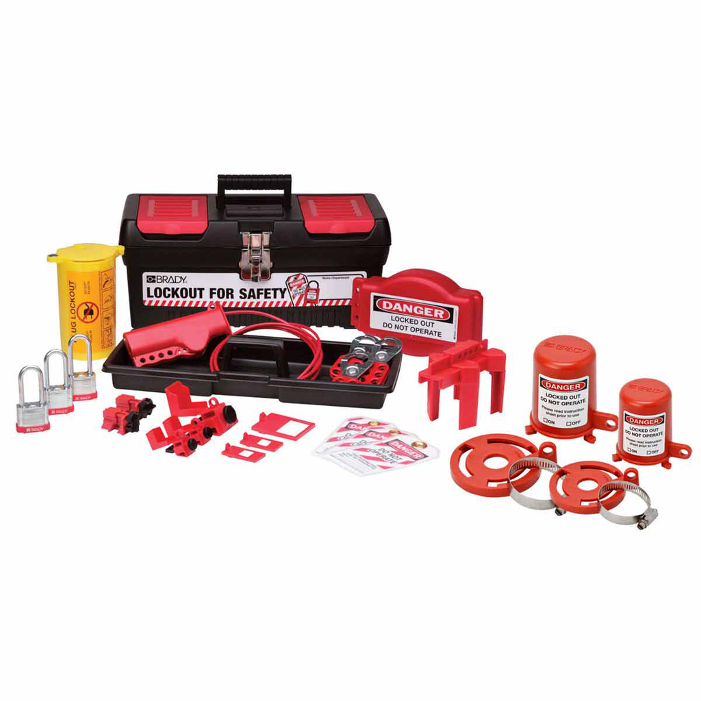 Personal Valve and Electrical Kit with Steel Padlocks